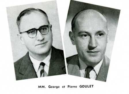 GEORGE ET PIERRE GOULET 1950